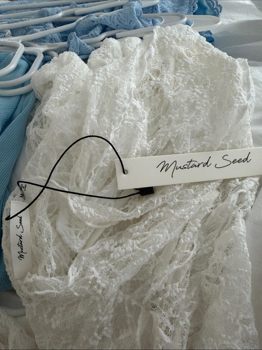 Pinkblush White Lace Maxi Maternity Dress - Picture 4 of 4